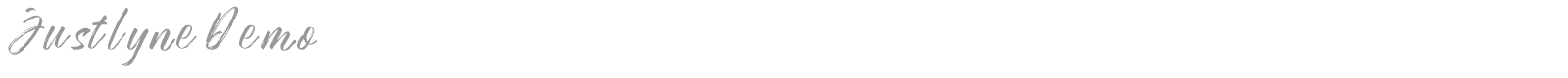 Justlyne font preview